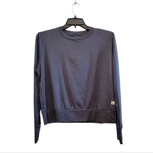 Vuori Daydream Crew Top in Azure Heather Women's Size XL